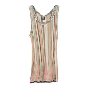 Tribal Metallic Sleeveless Tunic/Tank Size L